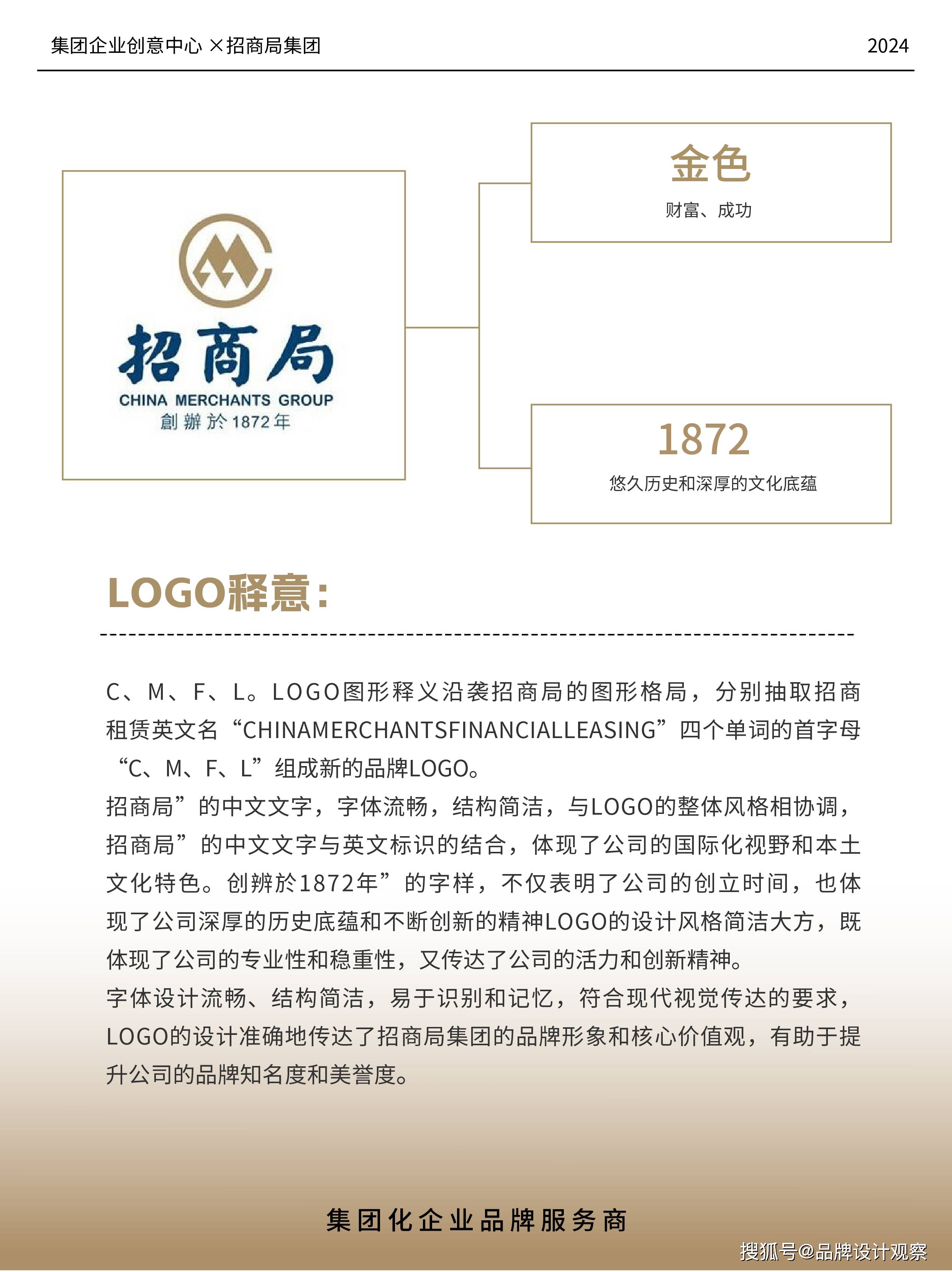 实业类央企集团公司logo设计分享——招商局集团