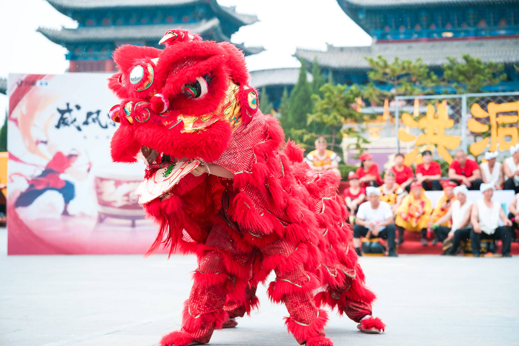 洪洞大槐树寻根祭祖园 "临汾锣鼓直播pk大赛"