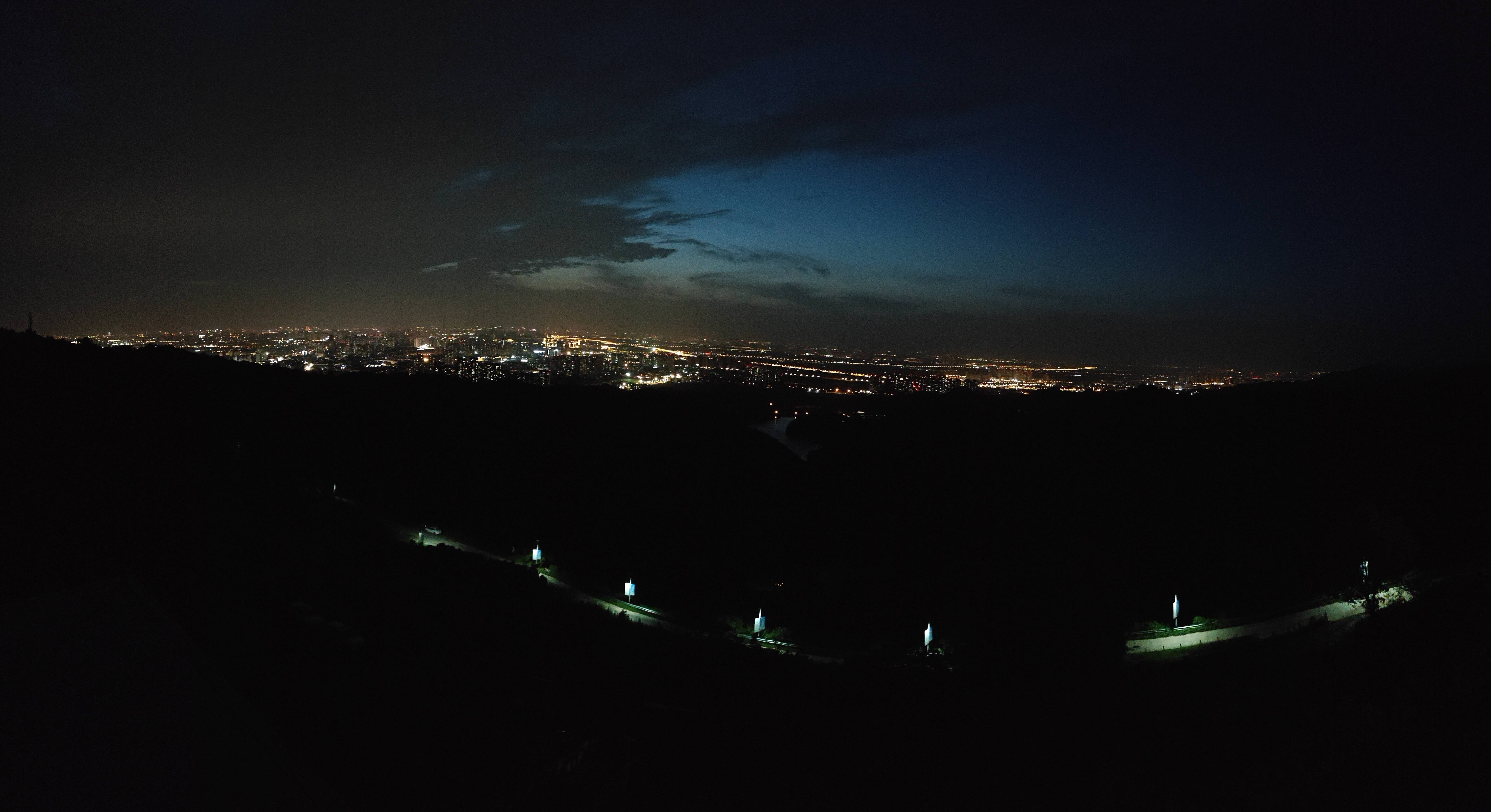 山夜景图片真实图片图片