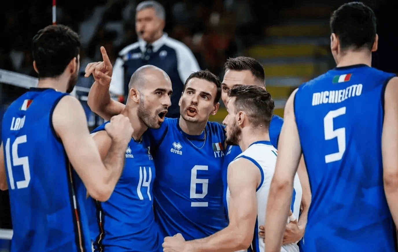 巴黎奥运男排第二场 意大利男排3-1力挫巴西 力夺开门红