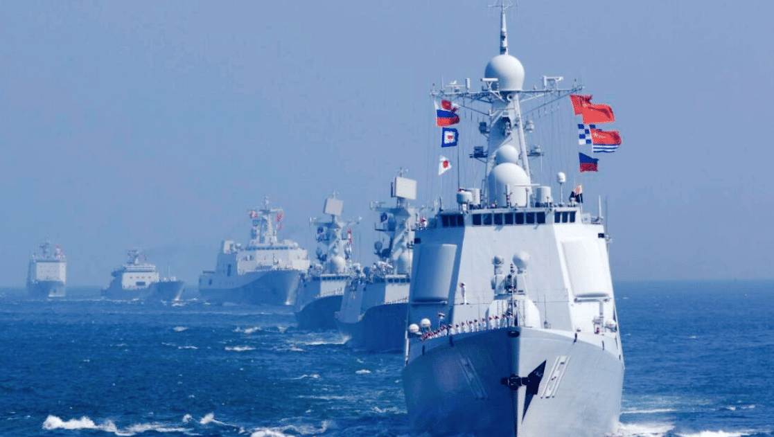 中国军舰试航,为什么要挂"日本国旗"?航海员:这可有大用处