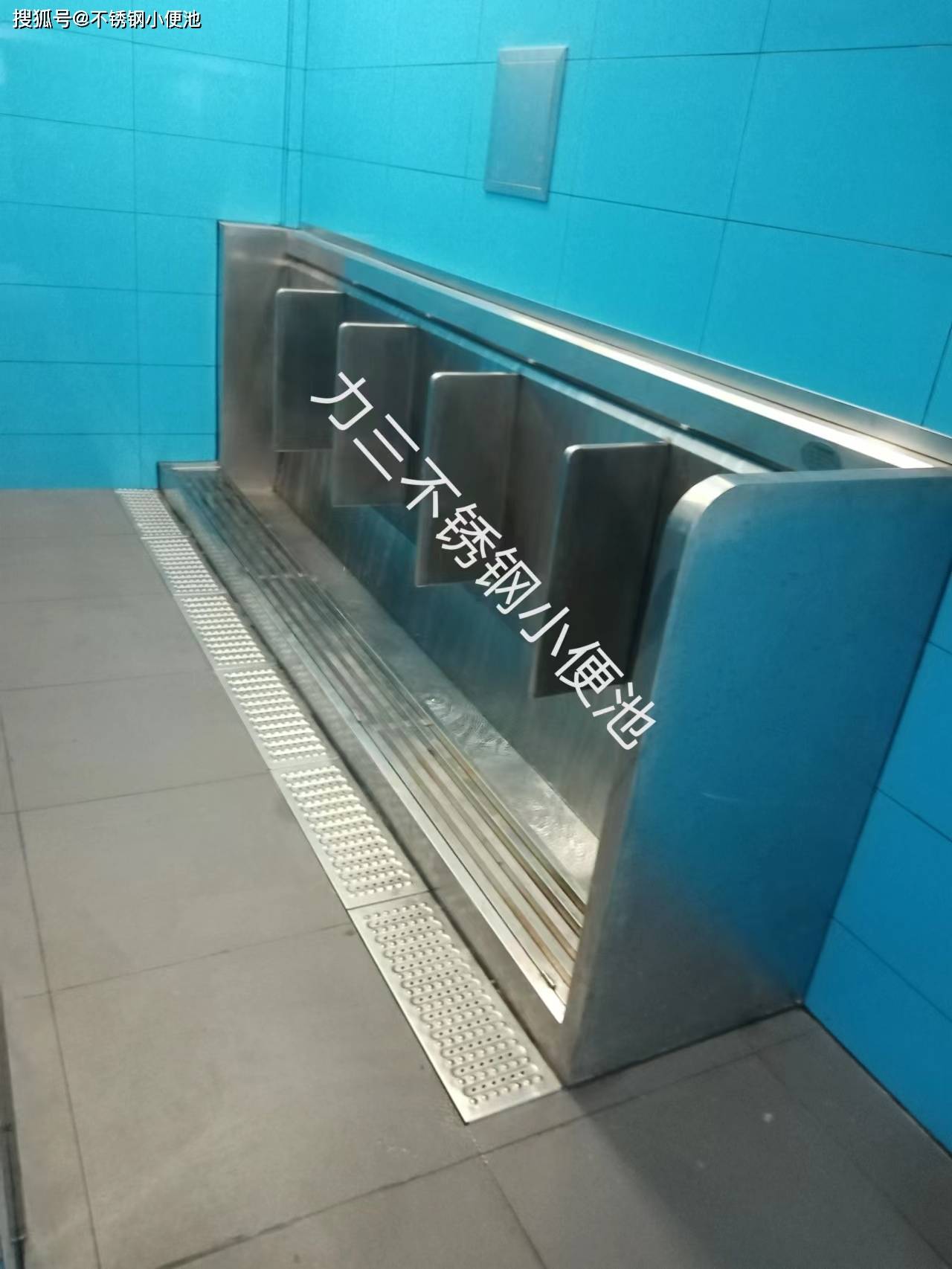 成品不锈钢小便槽施工图幼儿园小便池不锈钢洗手池