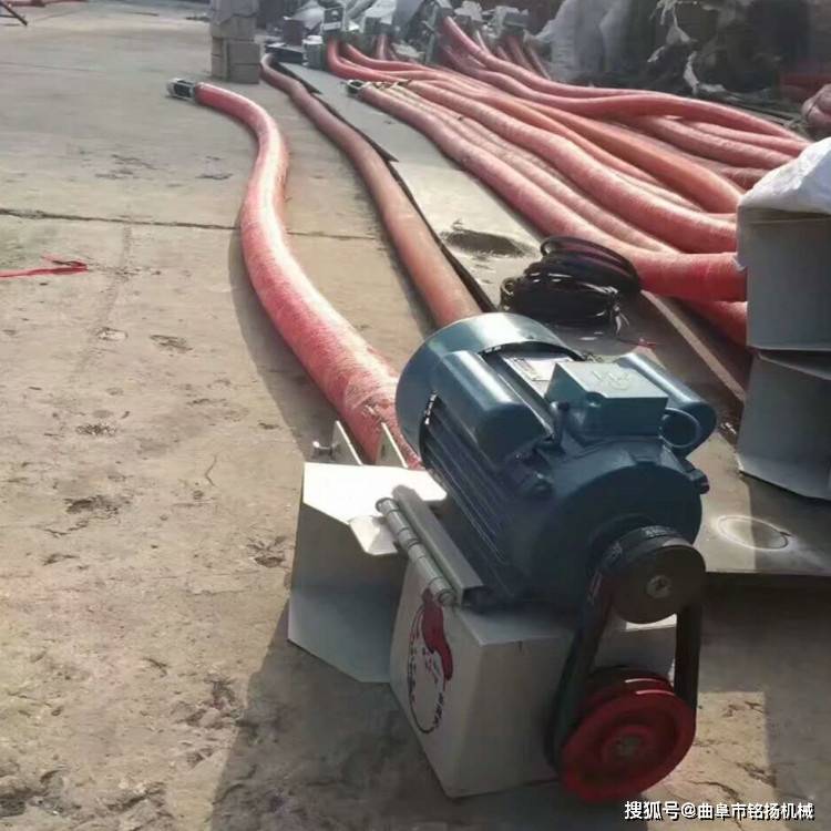 软管粮食120直径吸粮机 移动装车吸谷机 车载大吸力抽粮机