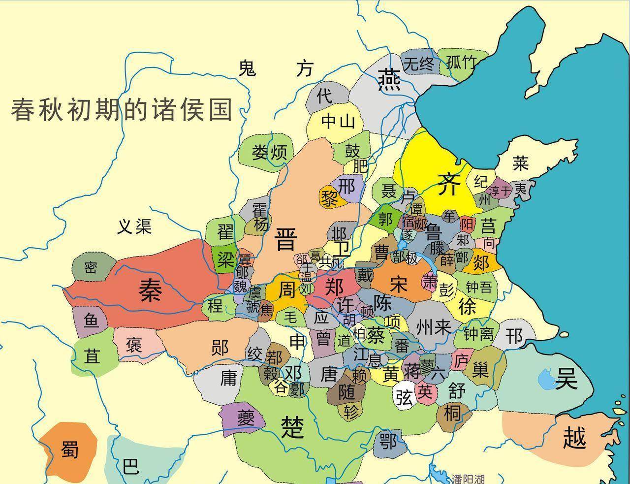 春秋初期的诸侯国地图齐襄公之死前686年十一月,齐襄公去姑棼游猎,所