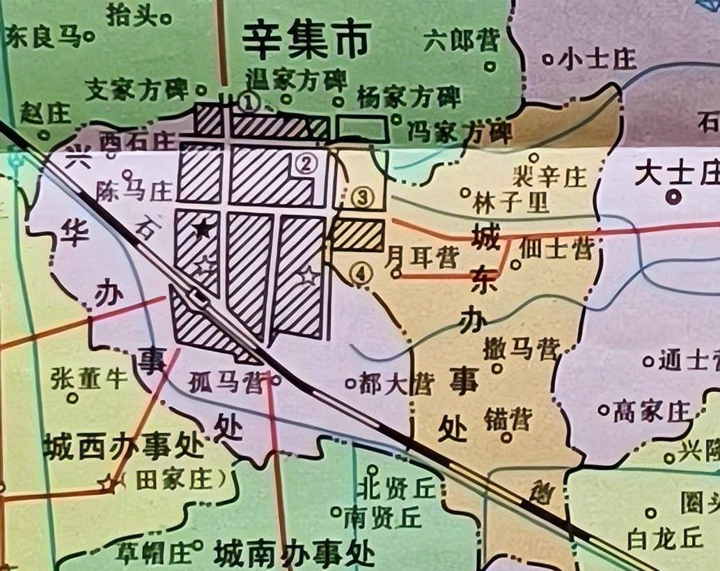 辛集市里地图全图高清图片