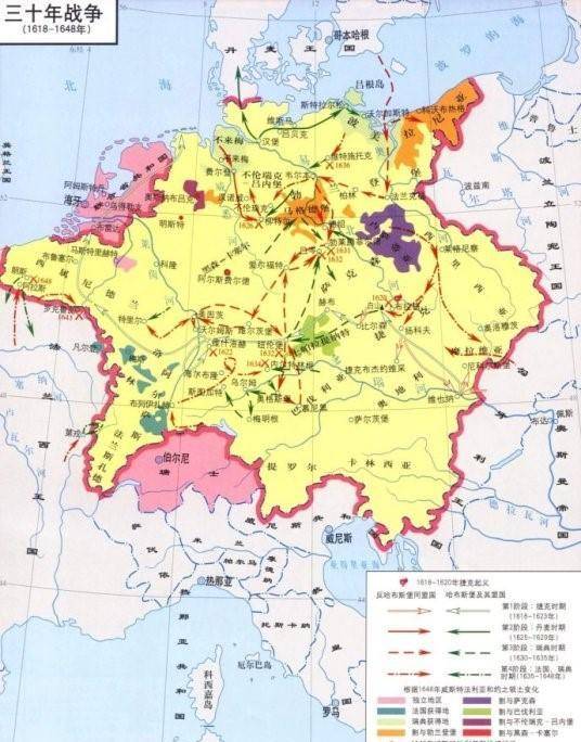 图说德国领土历史上的变迁