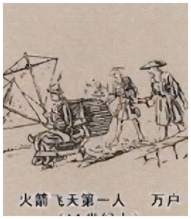 明朝奇人万户 自己研究火箭