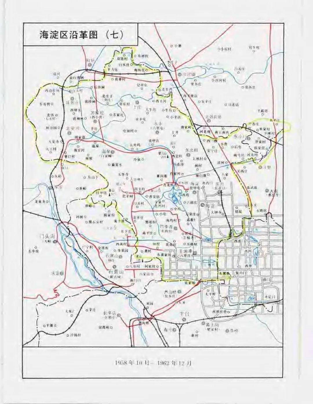 昌平区村镇划分地图图片