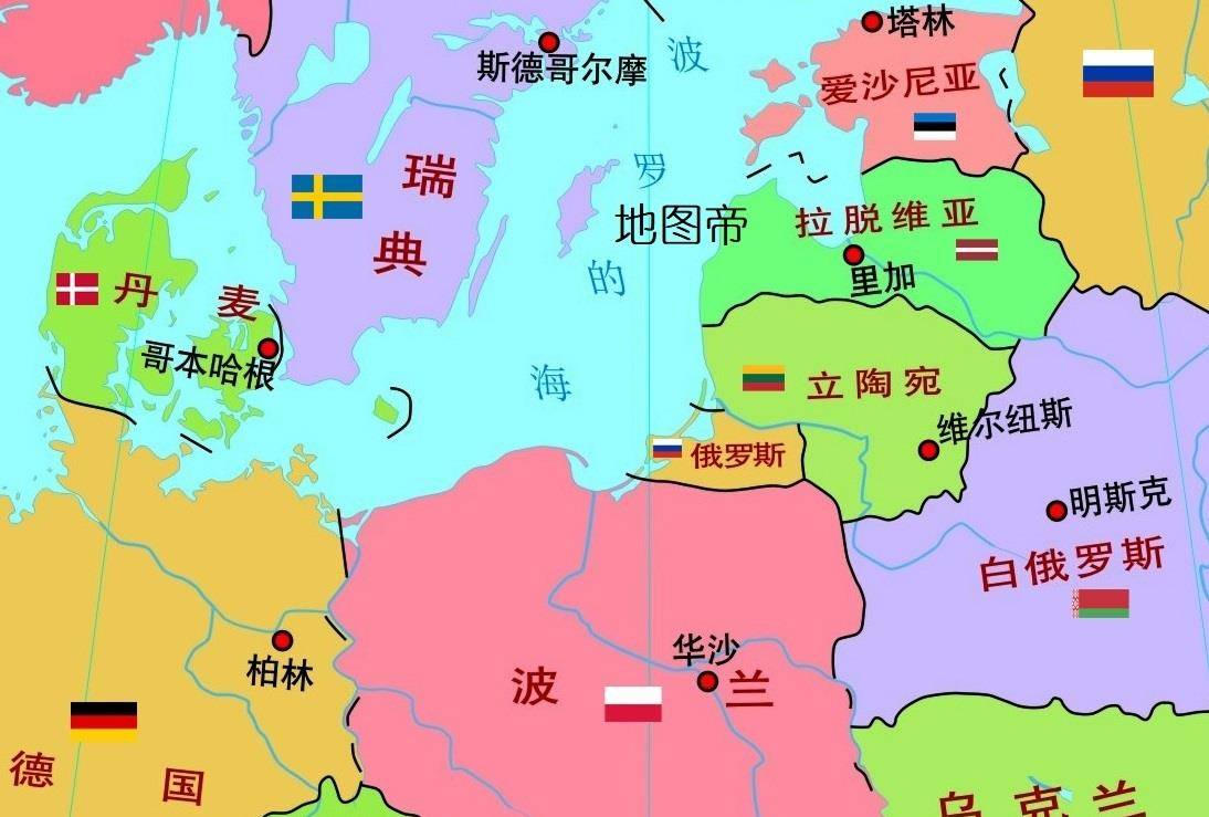 从此前的波兰地图我们也能够看出来,该城市曾经位于波兰的中心位置,可