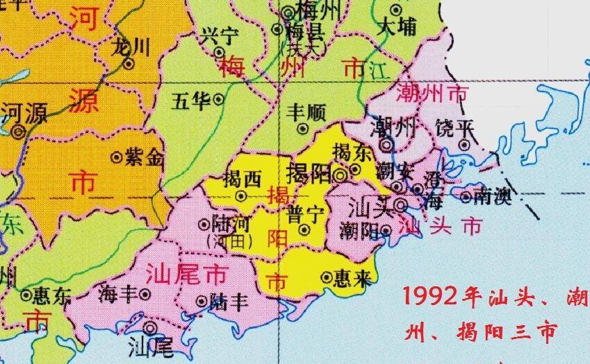 广东陆丰位置地图图片