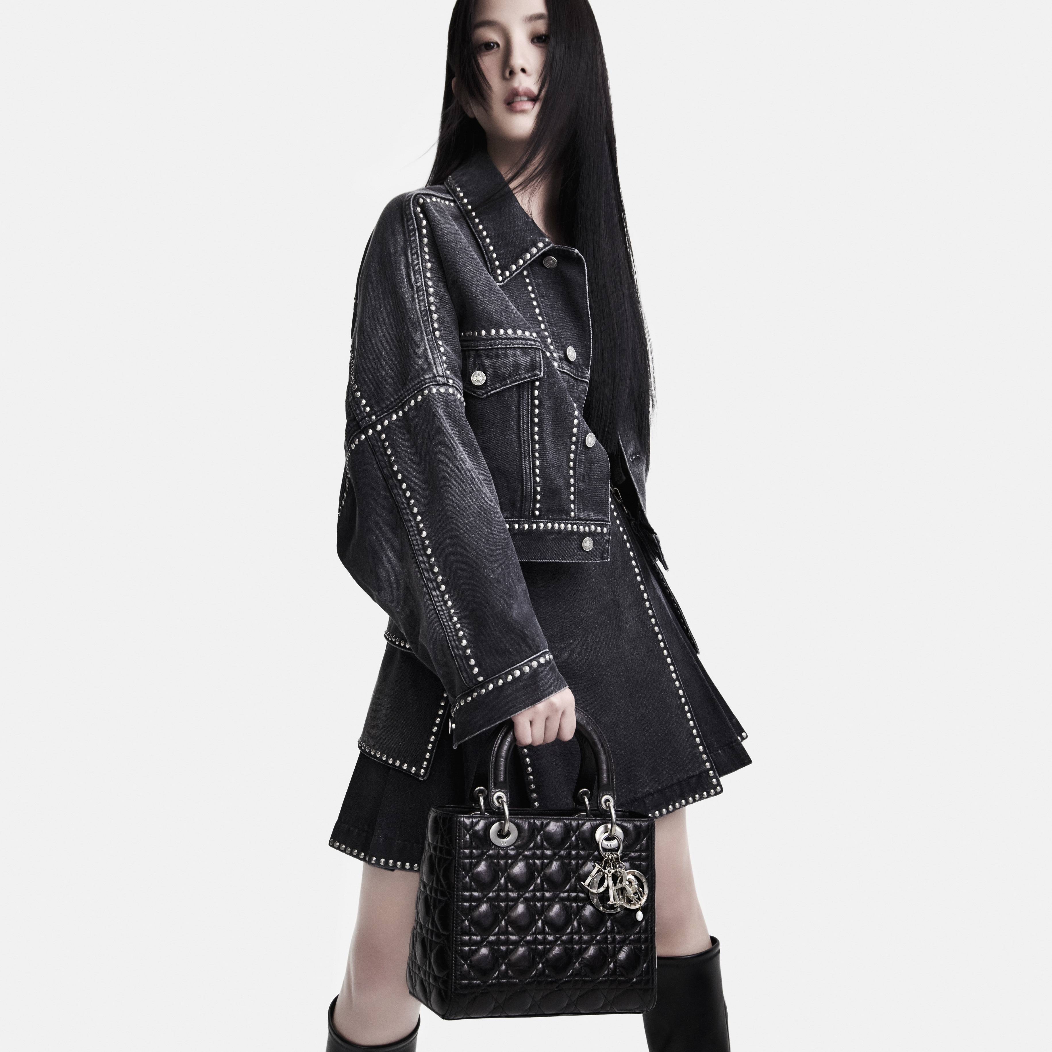 迪奥全球品牌大使金智秀(jisoo)倾情演绎 全新 lady dior 手袋广告