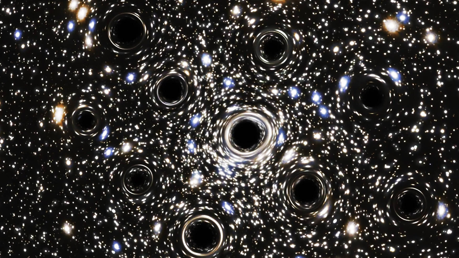 黑洞轻抚火星:新方法解锁暗物质宇宙之谜