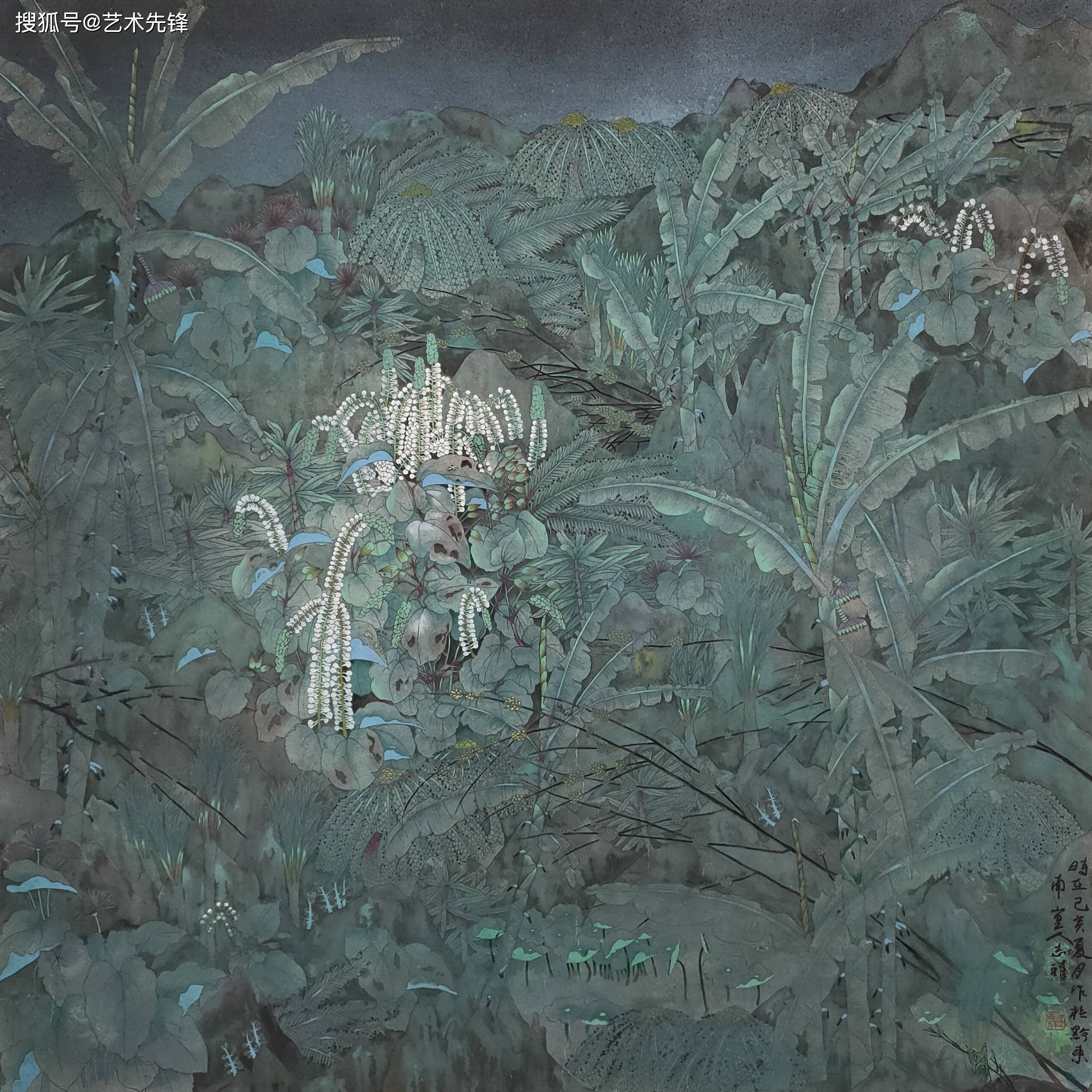 生命的光辉一一河北美院吴志祥教授现代重彩画作品欣赏