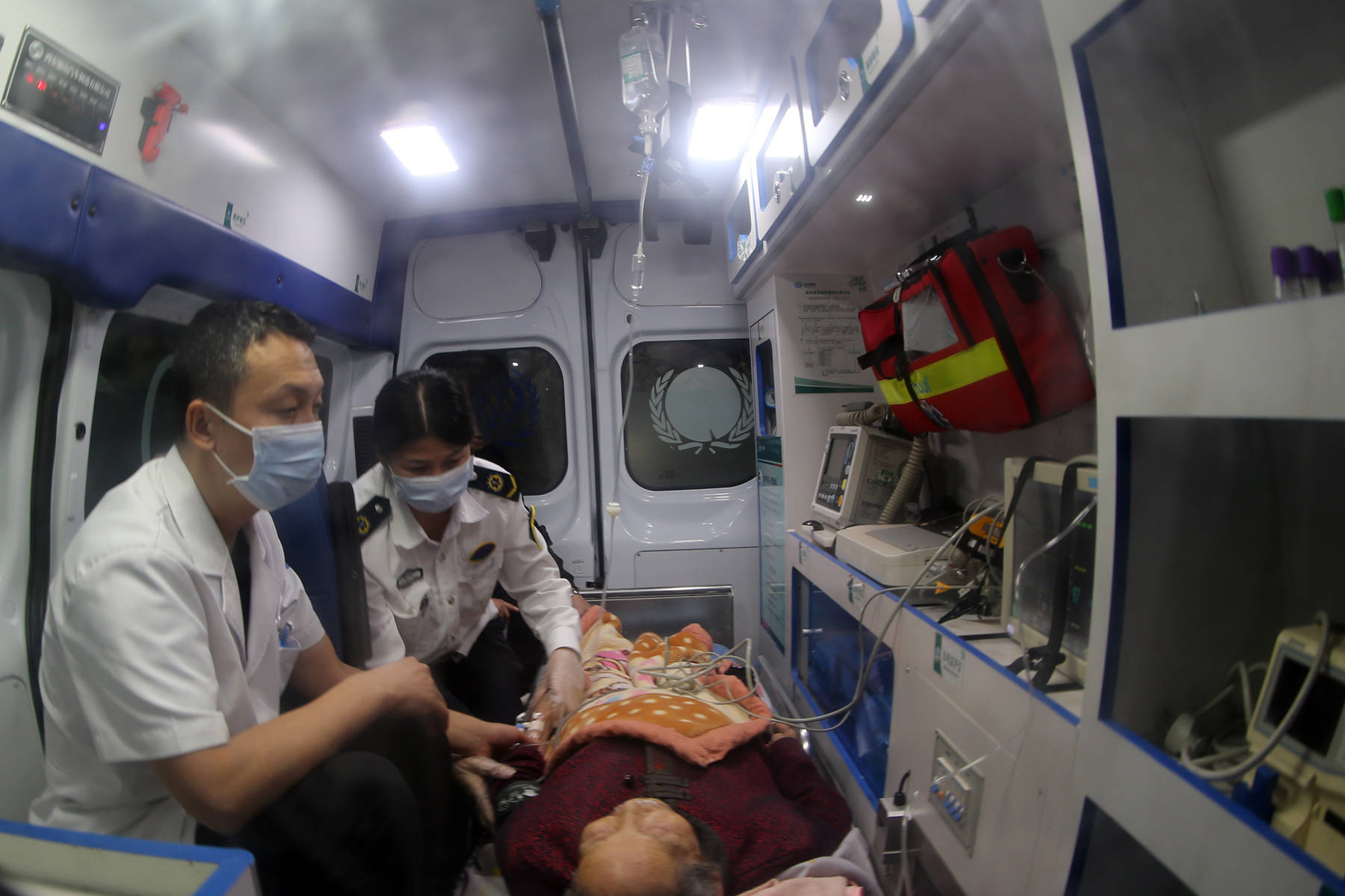 陕西大荔县120急救中心:国庆假日为生命保驾护航