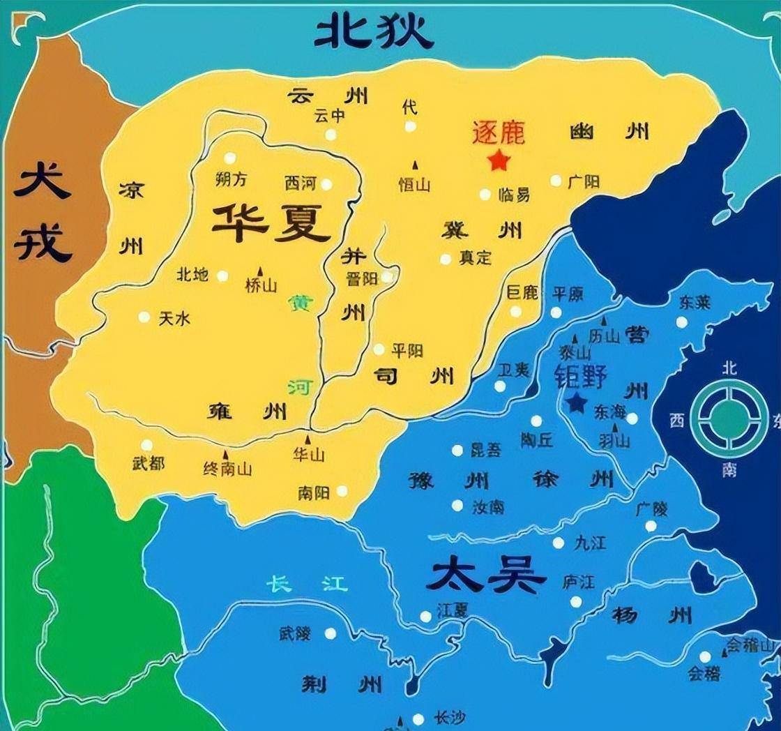 夏朝鼎盛时期地图图片