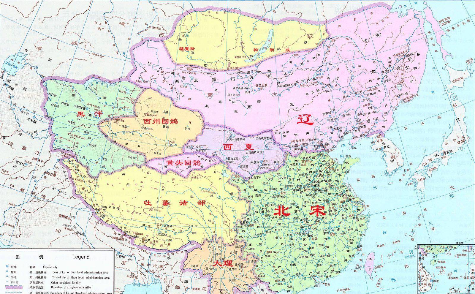 中国古代至今地图演变图片