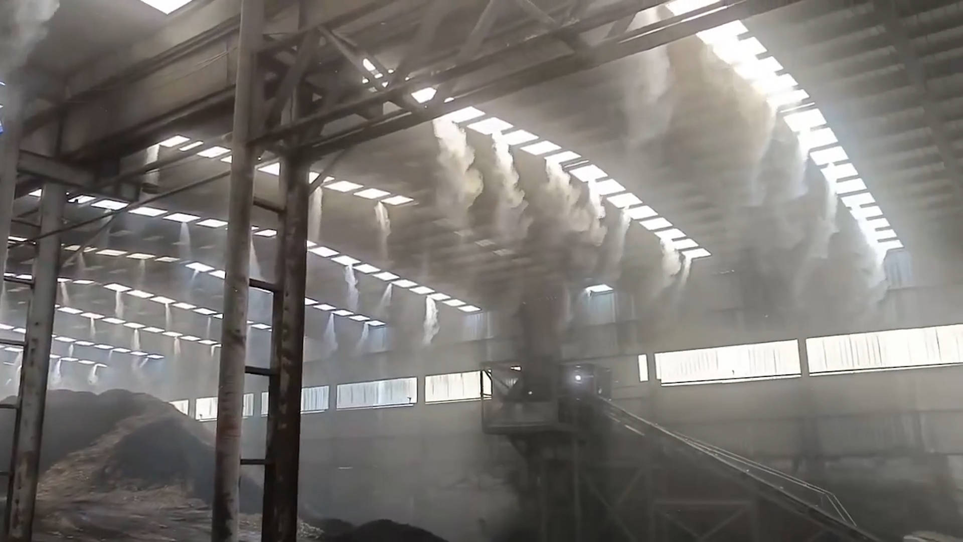 厂房车间除尘喷淋系统,源头抑尘,粉尘克星