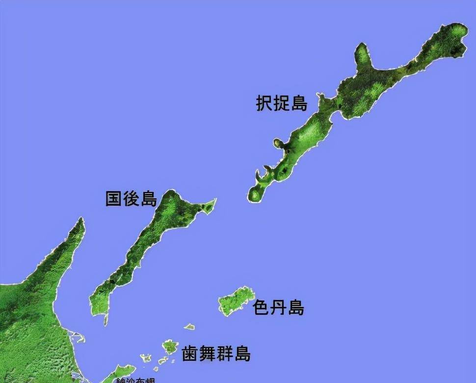 北方四岛与库页岛图片