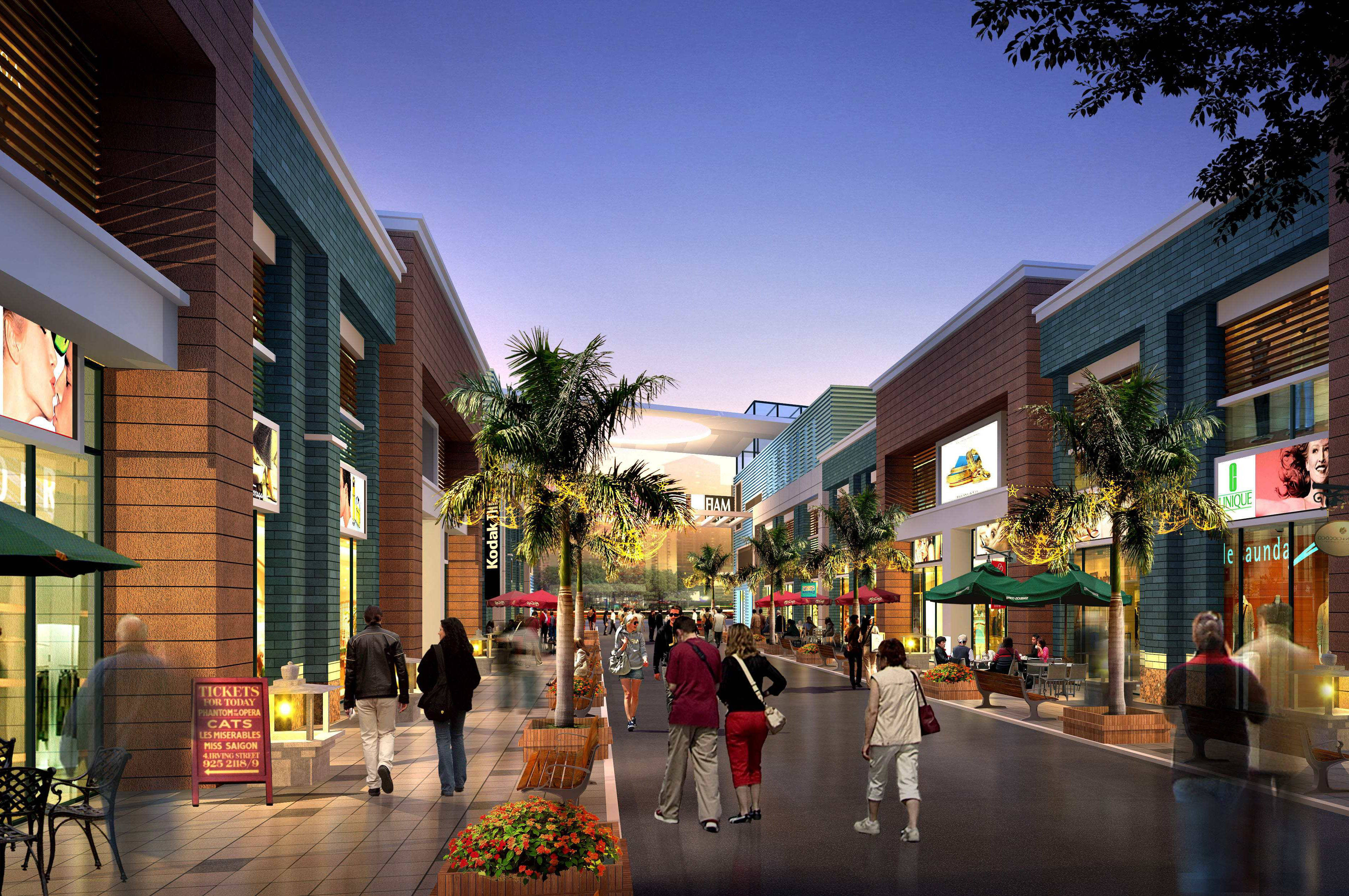 商业步行街设计要素及注意事项