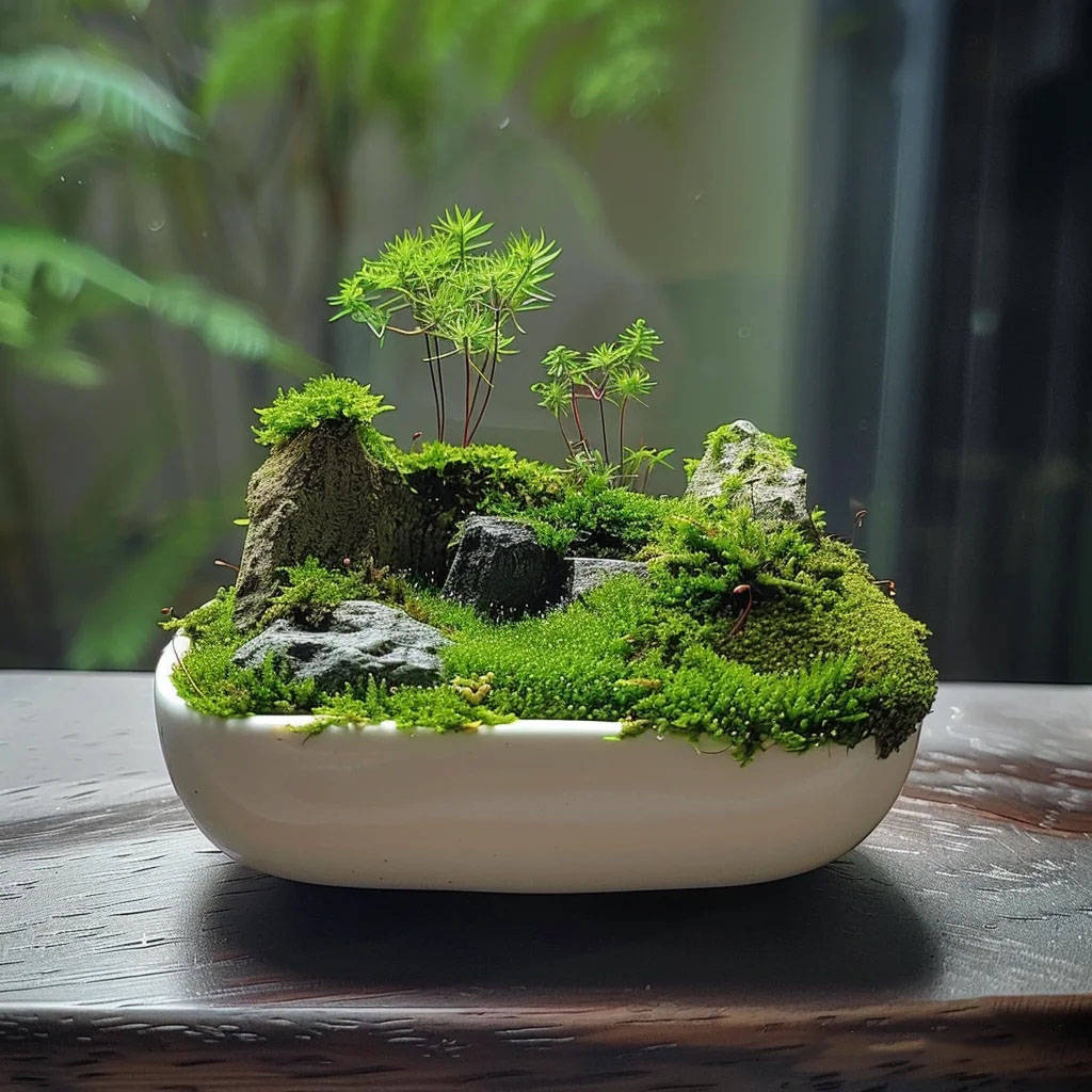 苔藓景观：城市绿肺的新篇章