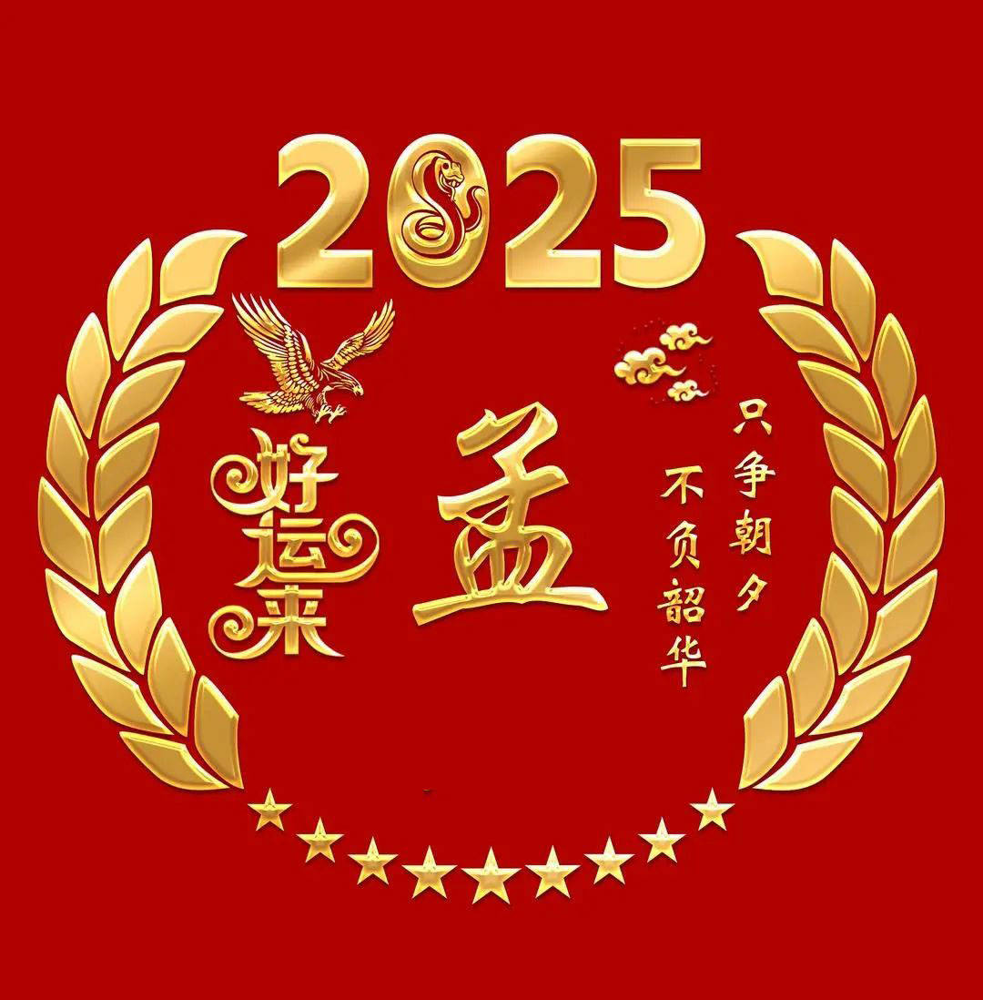 2025你的微信头像该换了 一组好运来 爱财爱己 风生水起姓氏头像