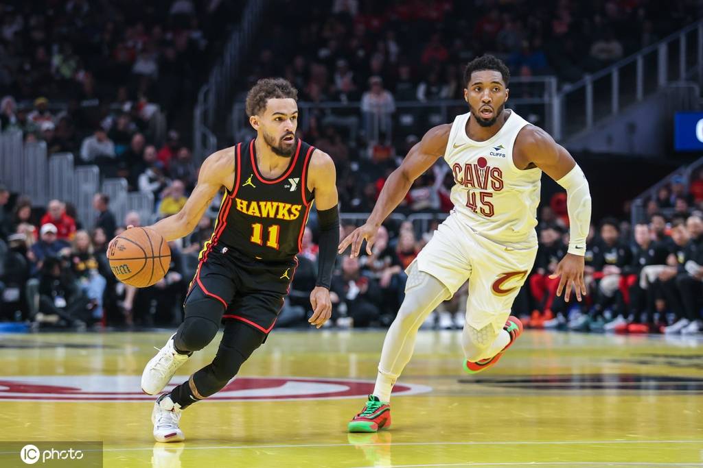 吹杨21+11加兰空砍29分 亨特23分老鹰胜骑士_篮板_助攻_NBA