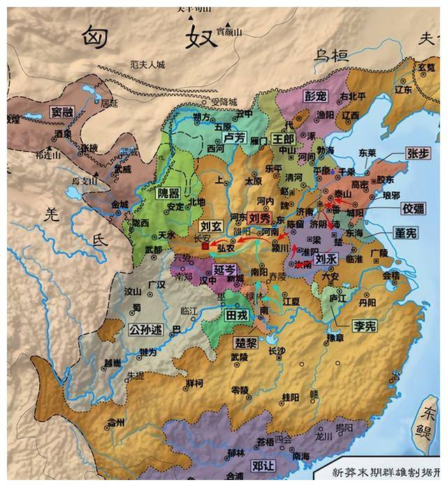 汉朝版图最大时期图片