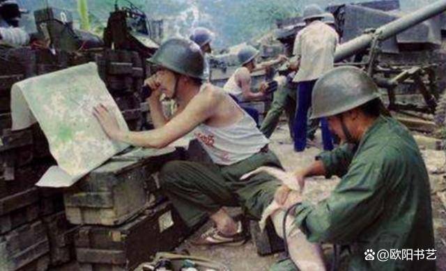 1987老山,秦天团长一张罕见留影,威风凛凛,其父是秦基伟中将_父亲_照片_军队