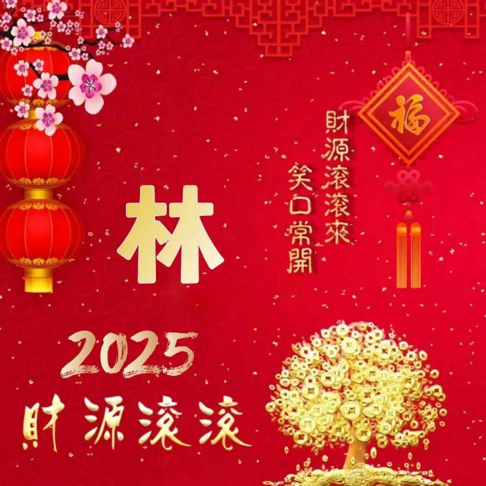 姓氏头像微信头像,精选2025蛇年姓氏头像 2025财源滚滚头像