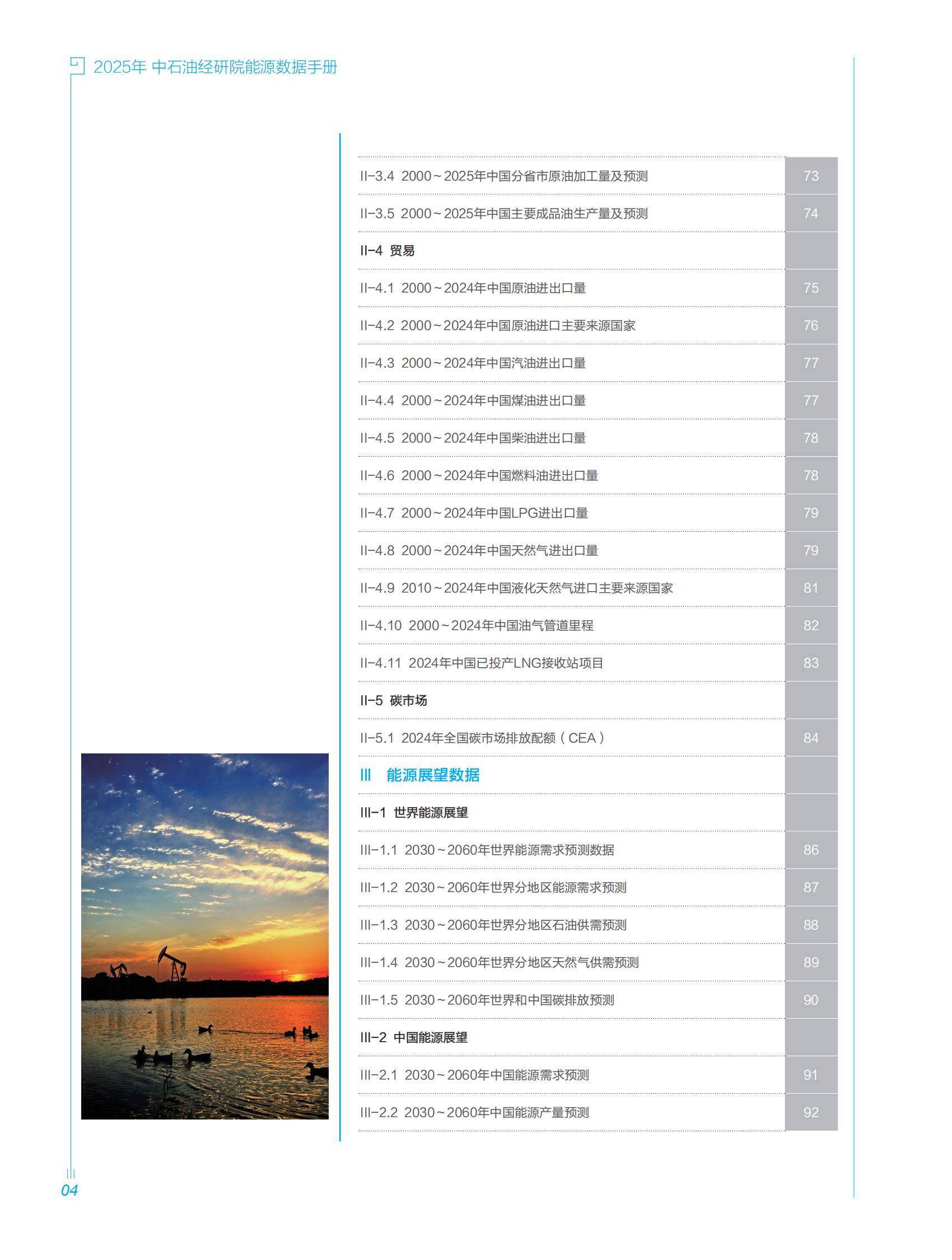 中石油经研院：2025年中国石油能源行业发展趋势研究，能源数据手册-报告智库