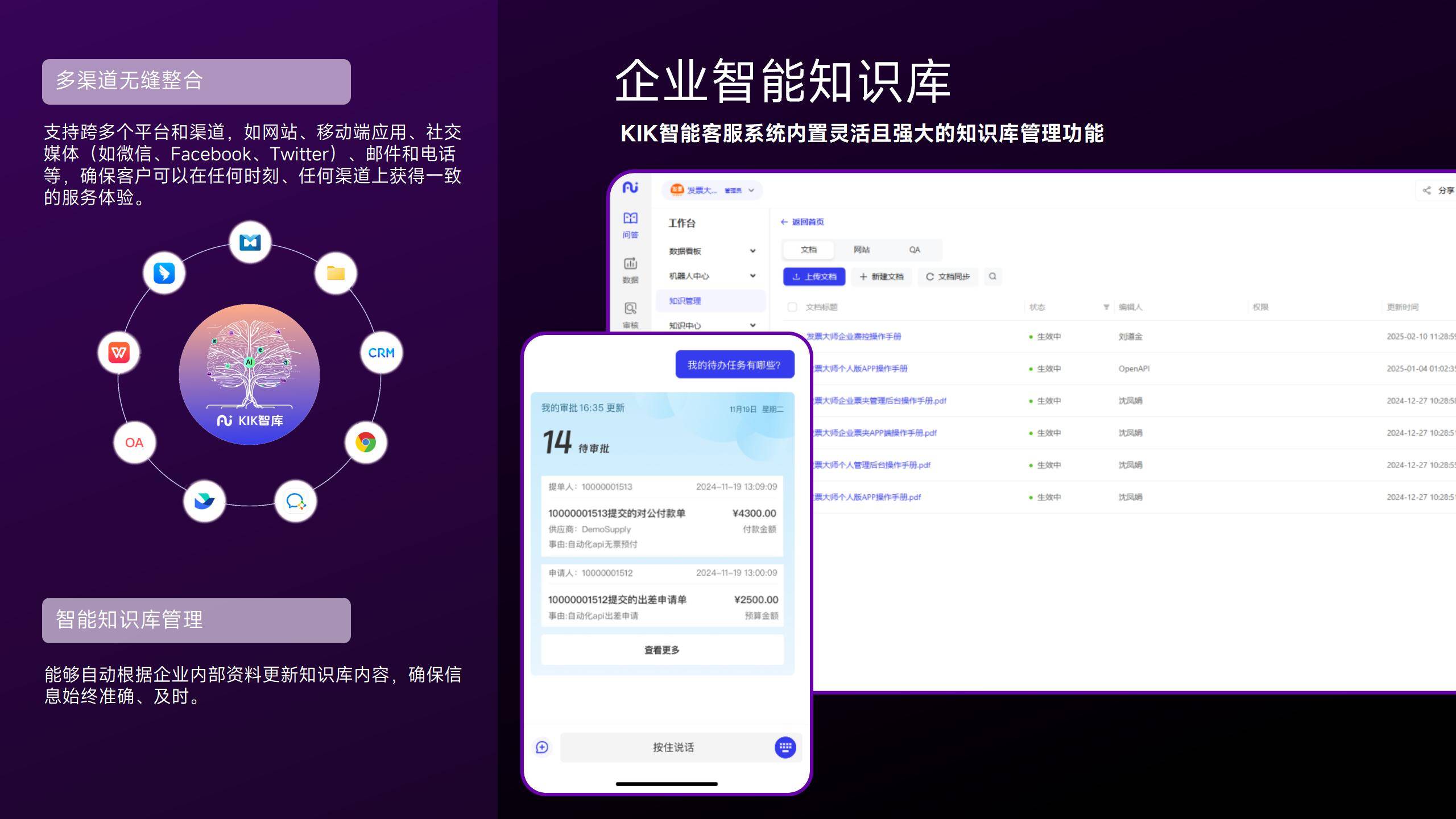 kik知识库问答:接入deepseek大模型,支持私有化部署_应用_管理_企业