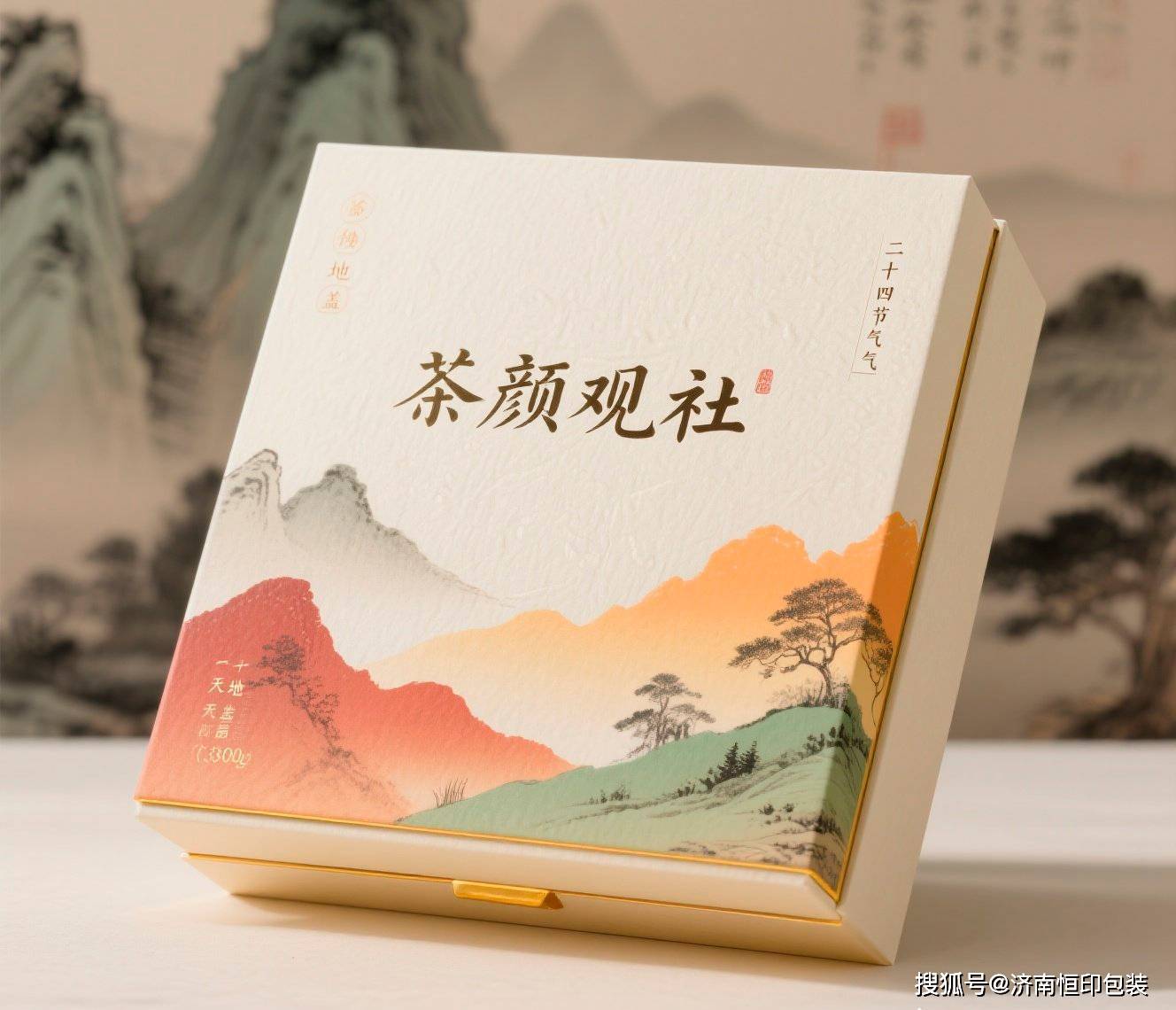 这样的茶叶礼品盒包装有多少人喜欢呢?