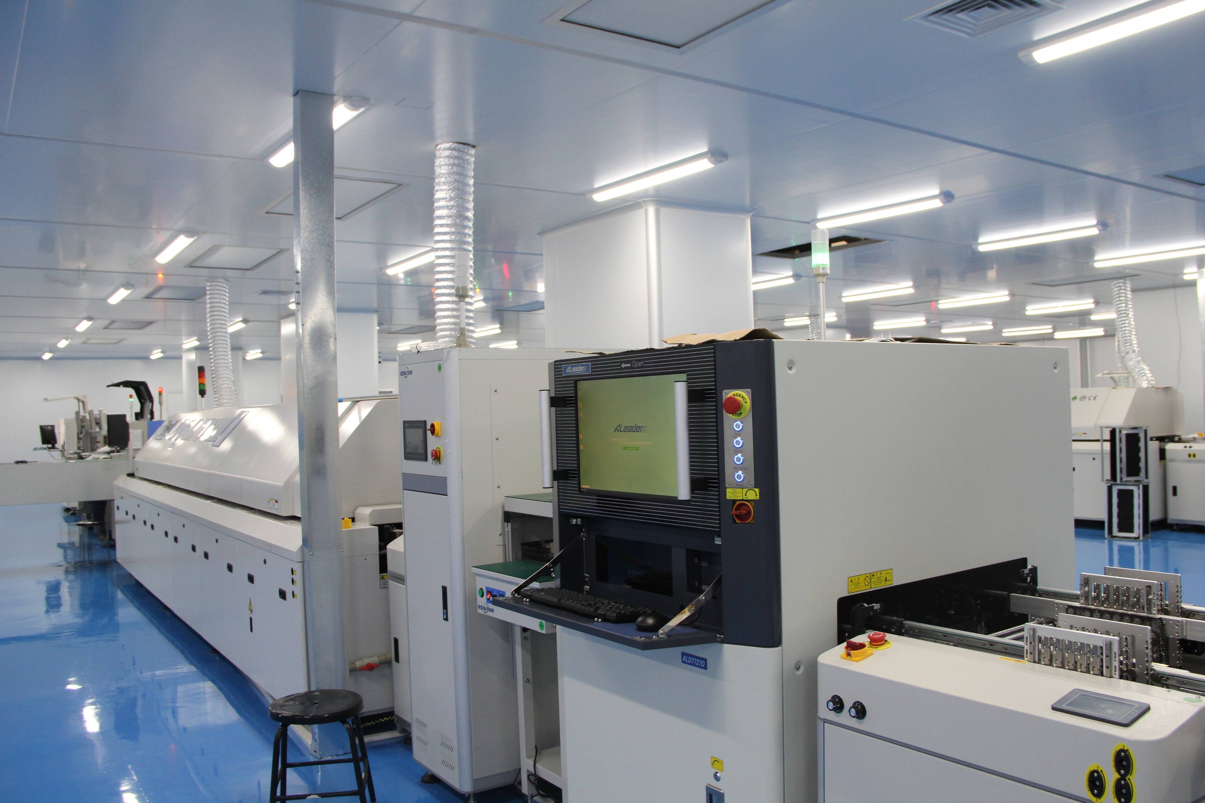 硬件够"硬":3000㎡二十万级无尘车间,6条全自动高速贴片线,配备雅马哈