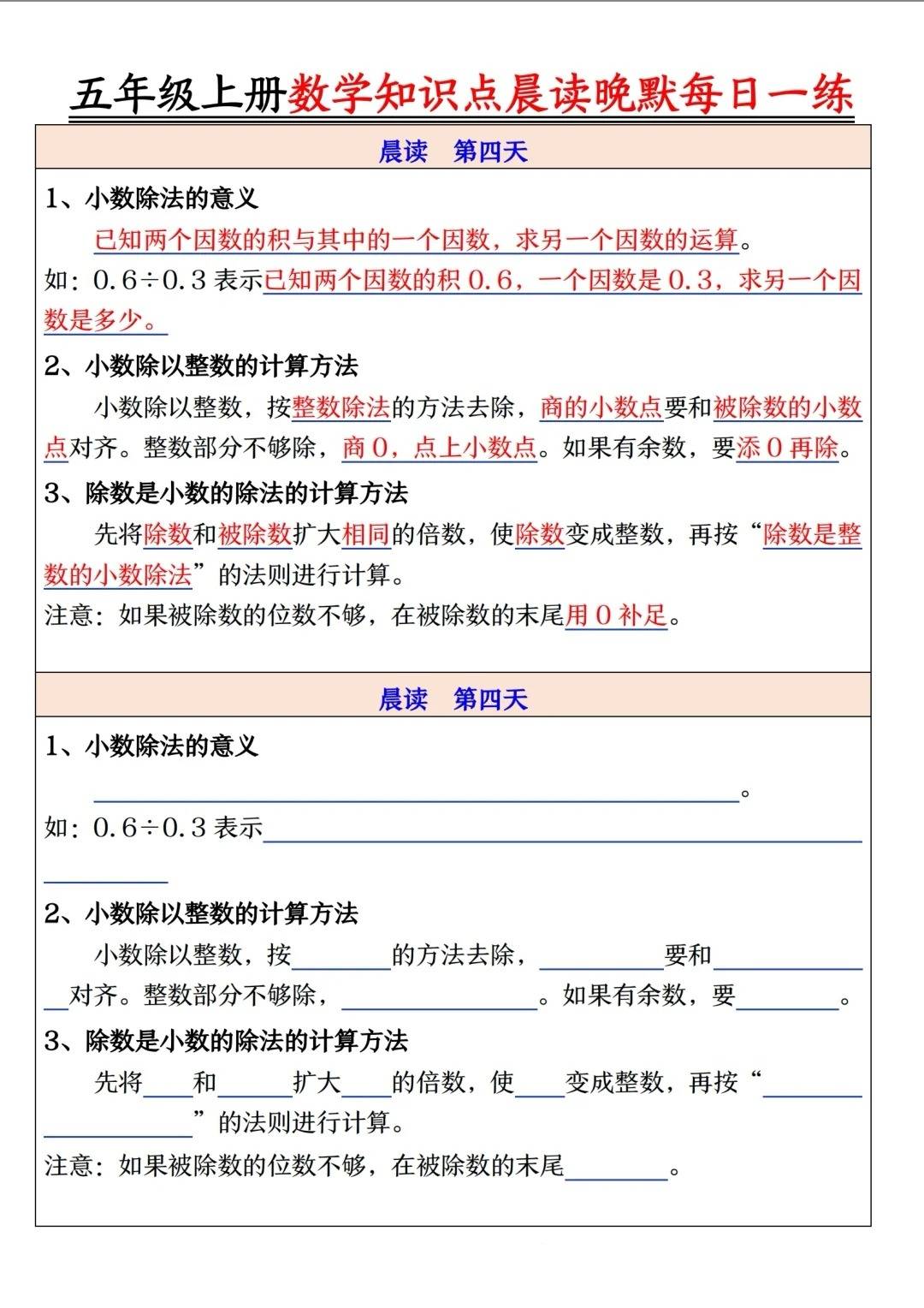小学五年级数学易错点汇总（小数）的简单介绍