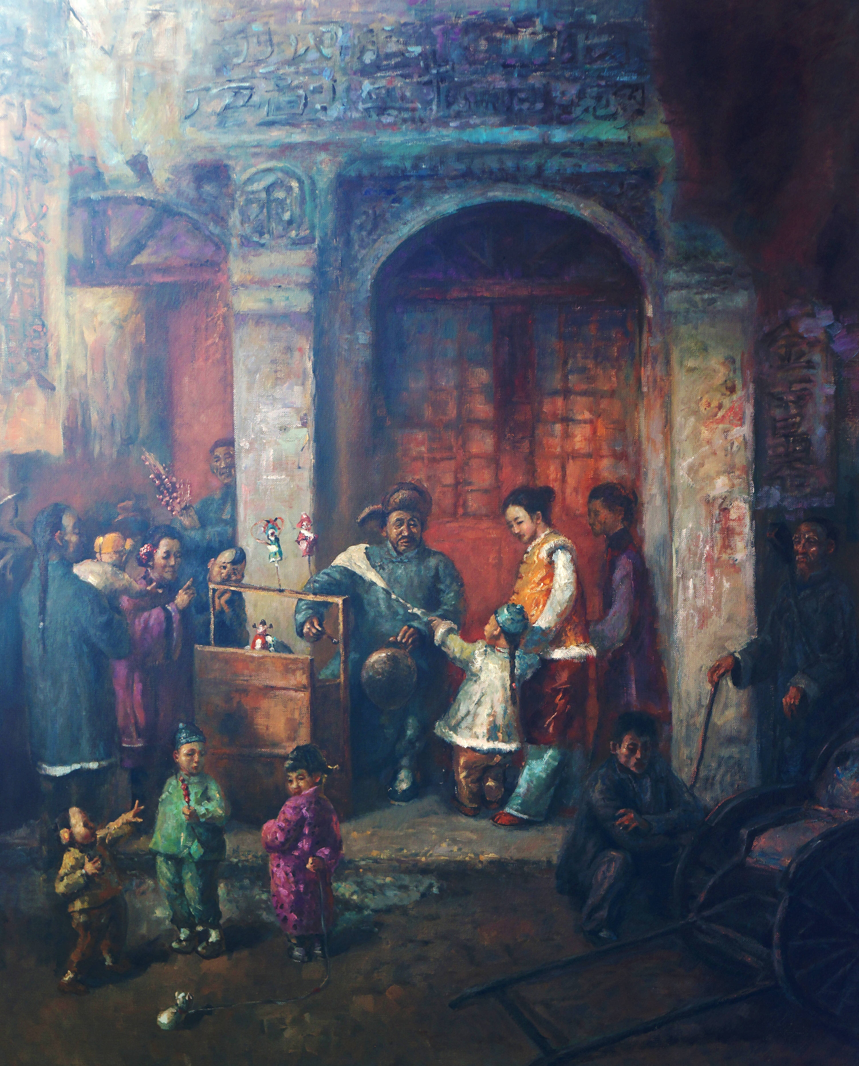 画家王南暄主题绘画作品