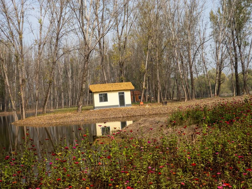 我拍建设中的弥水生态乐园