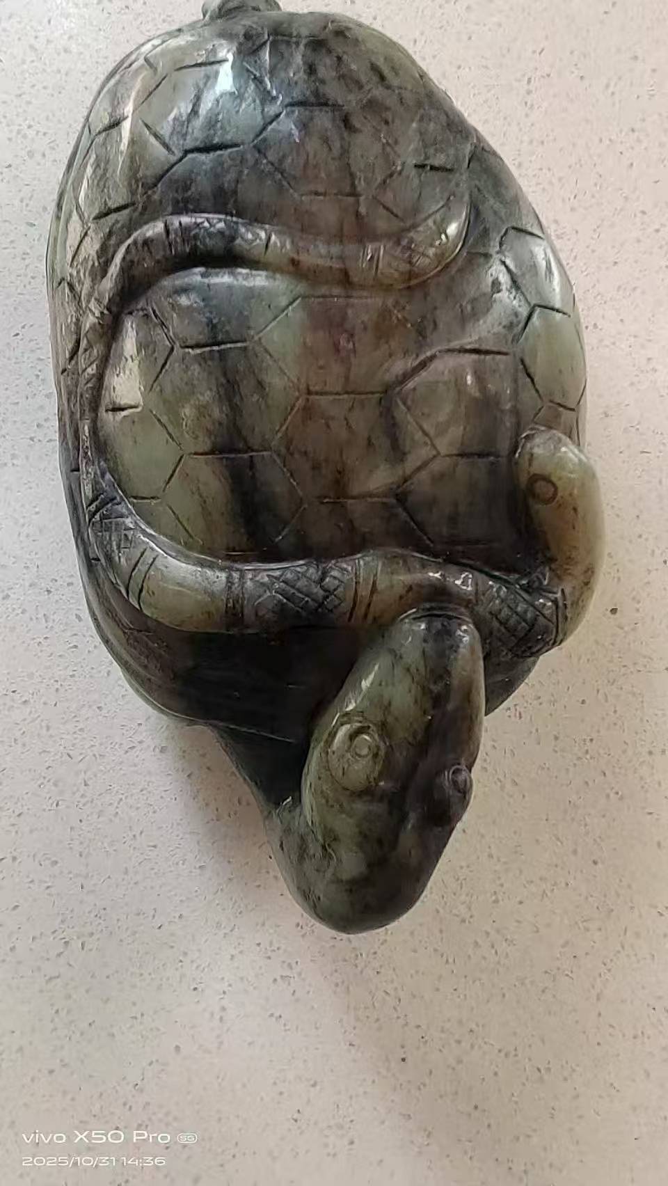 和田玉玄武摆件