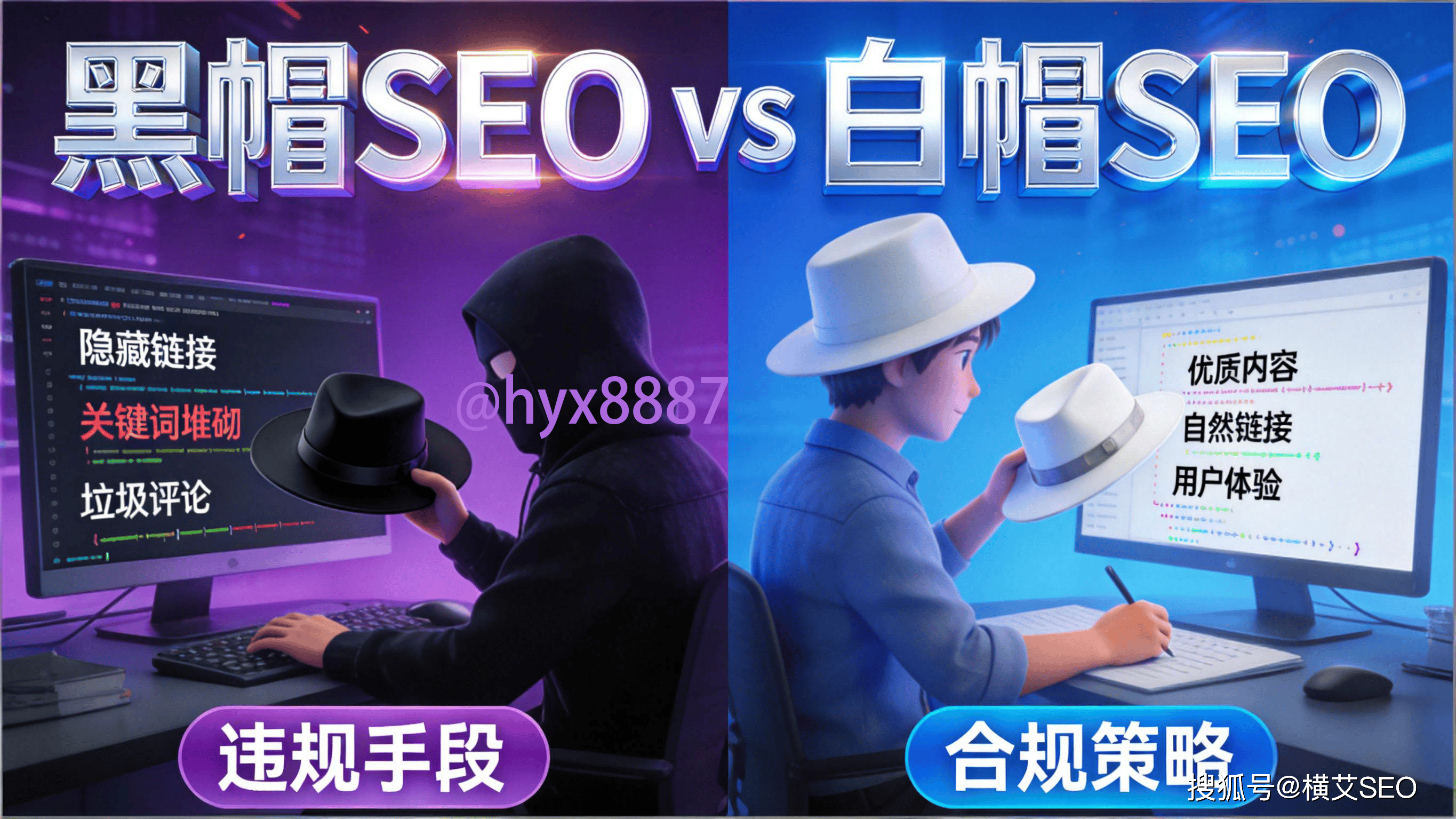 图片[2]-黑帽SEO与白帽SEO的核心区别，新手必看避坑指南-125源码网