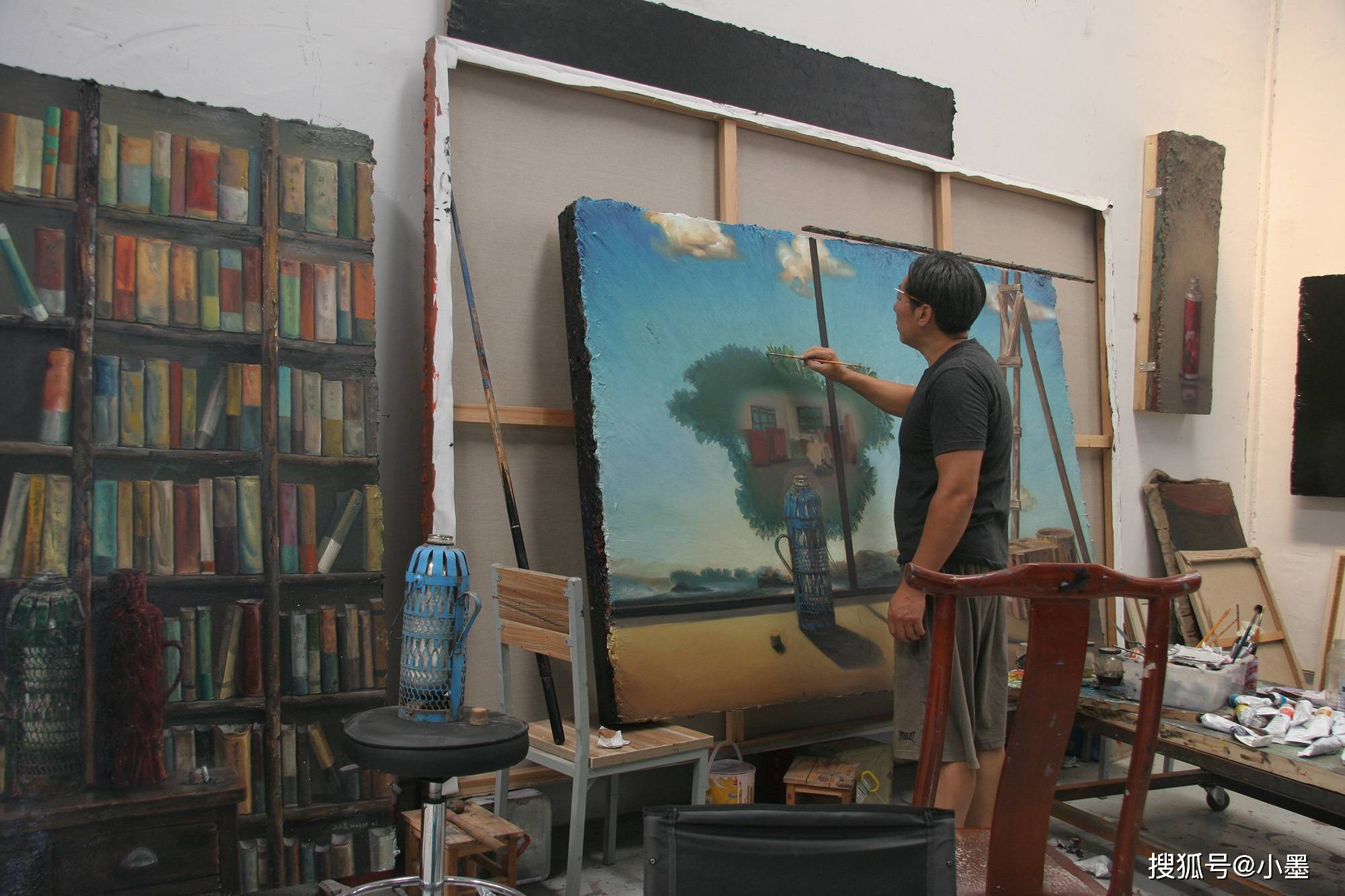 艺术聚焦//王天昊油画作品展览回顾