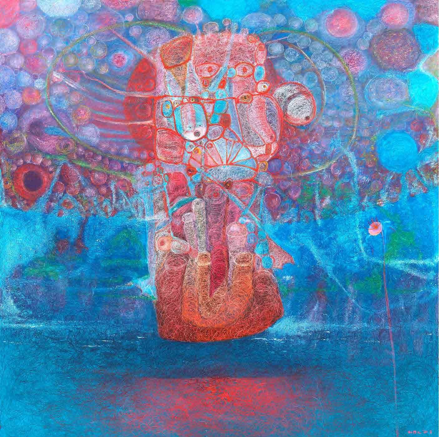 非历史示众 150x150cm 布面油画 2018.jpg