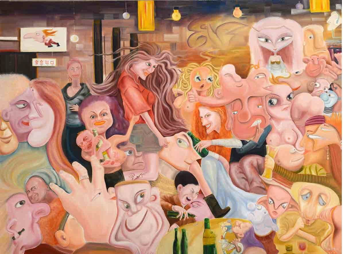 快乐无敌系列45 号 150x200cm 布面油画 2012.jpg