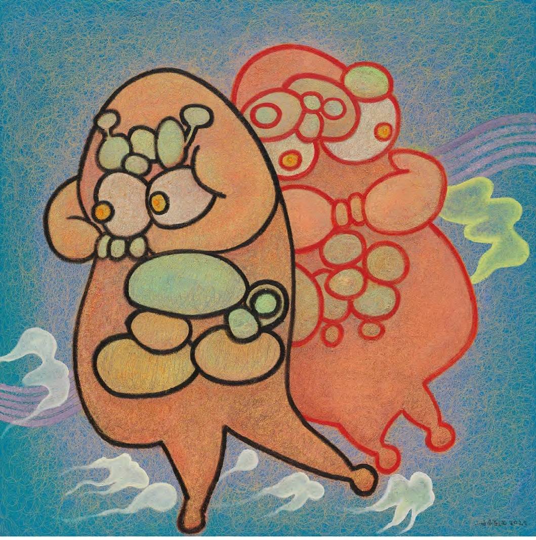 《懒懒》2022 油画100x100cm.jpg