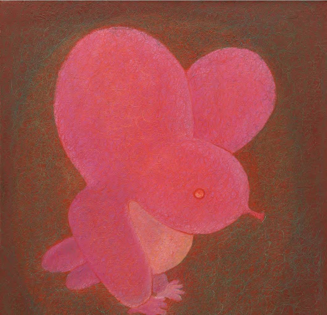 《轻轻听1》2022 年 布面油画 80x60cn.jpg