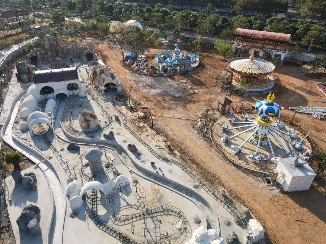肇庆这个大型游乐场快建成了!位置在这里_项目_施工_公园