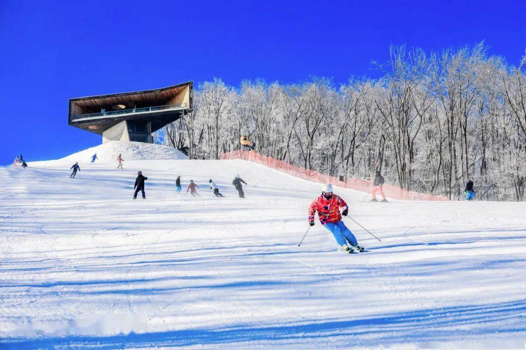 松花湖滑雪场雪道坡度图片