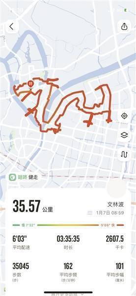 跑步路线轨迹图图片