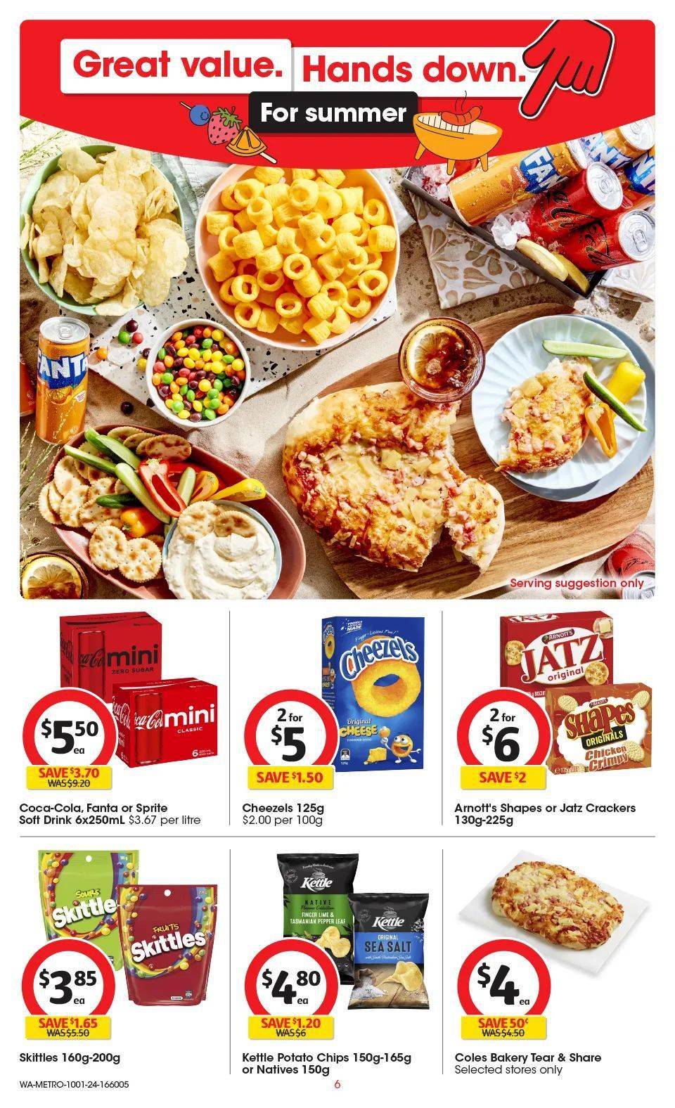 coles 1月10日特價打折信息