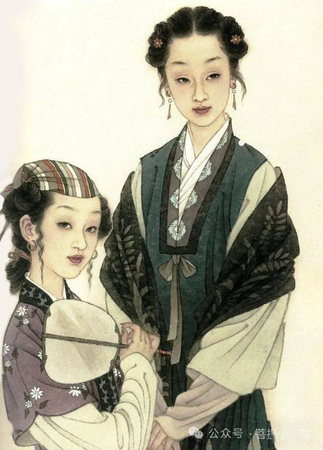 谭老师为你介绍夫妻画家王美芳赵国经人物画作品_平台_微信_公众