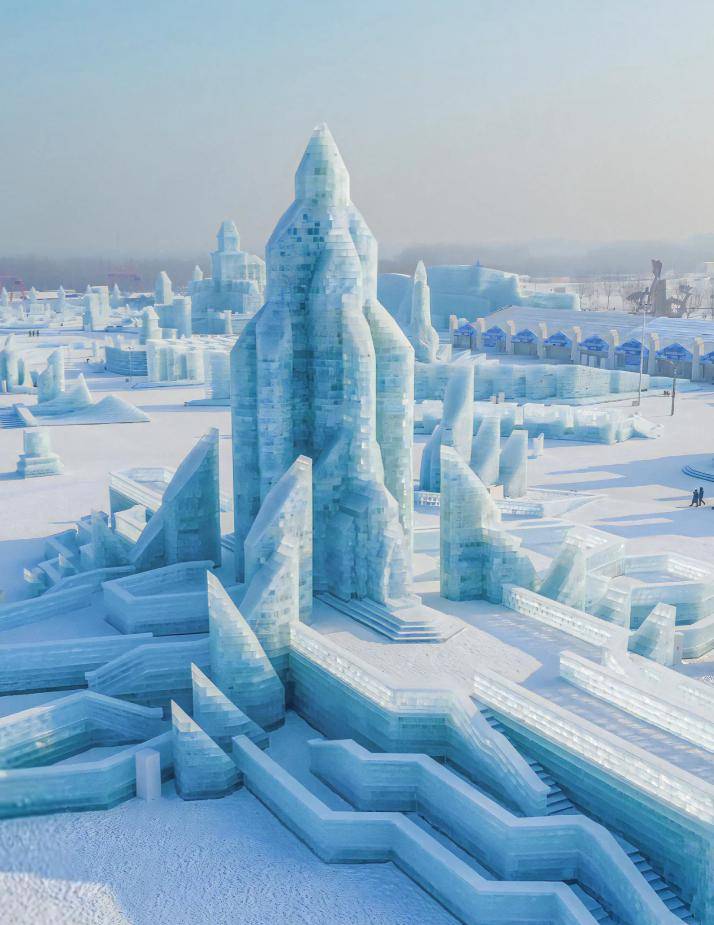 冰雕城堡迷宫图片图片