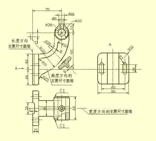 絕對乾貨:各類零件機械設計圖集錦!_的表面_加工_尺寸